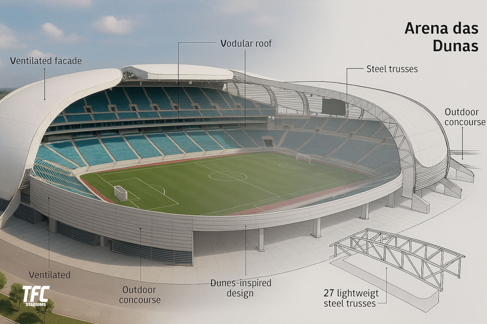 Arena das Dunas.