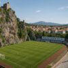 Stadiums with challenging terrain