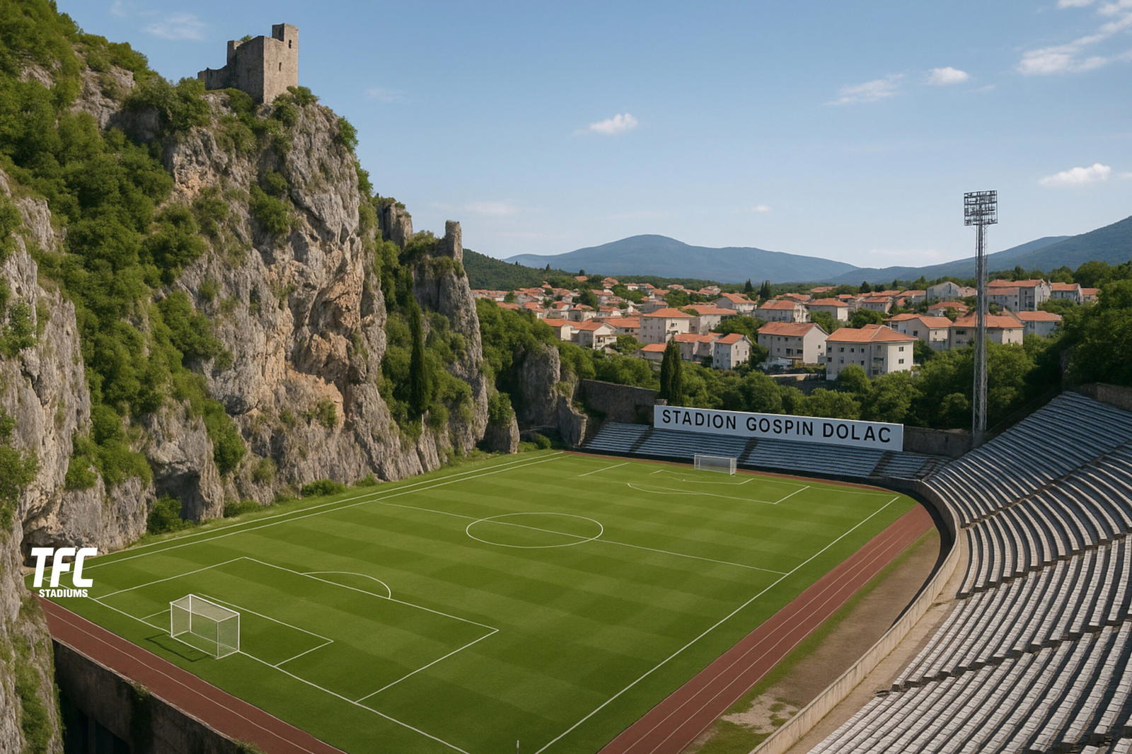 Stadiums with challenging terrain