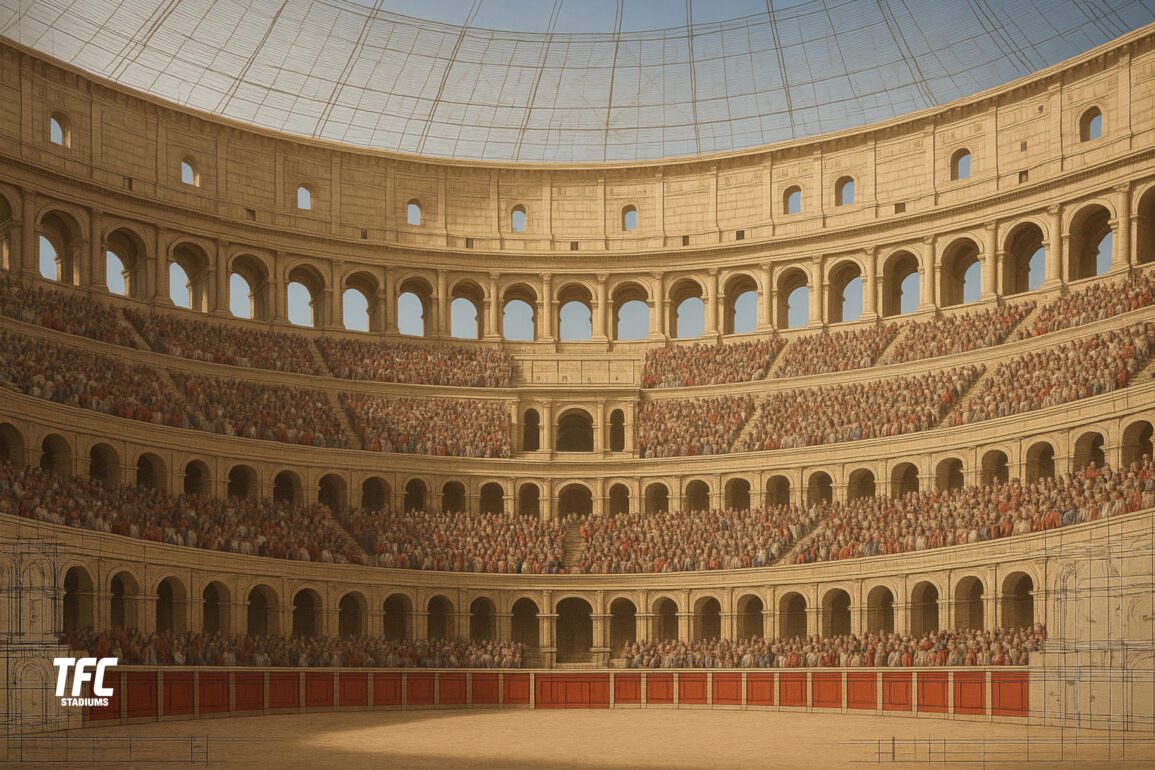 colosseum in rome.-tiered-seating