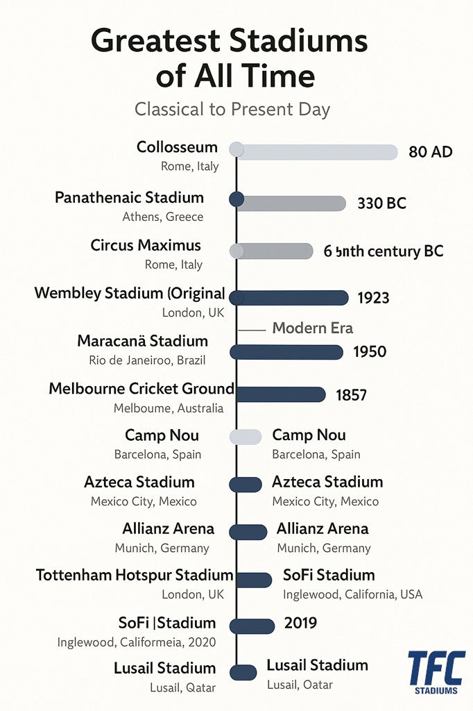 Stadiums Timeline