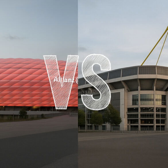 allianz areana vs singnal iduna park
