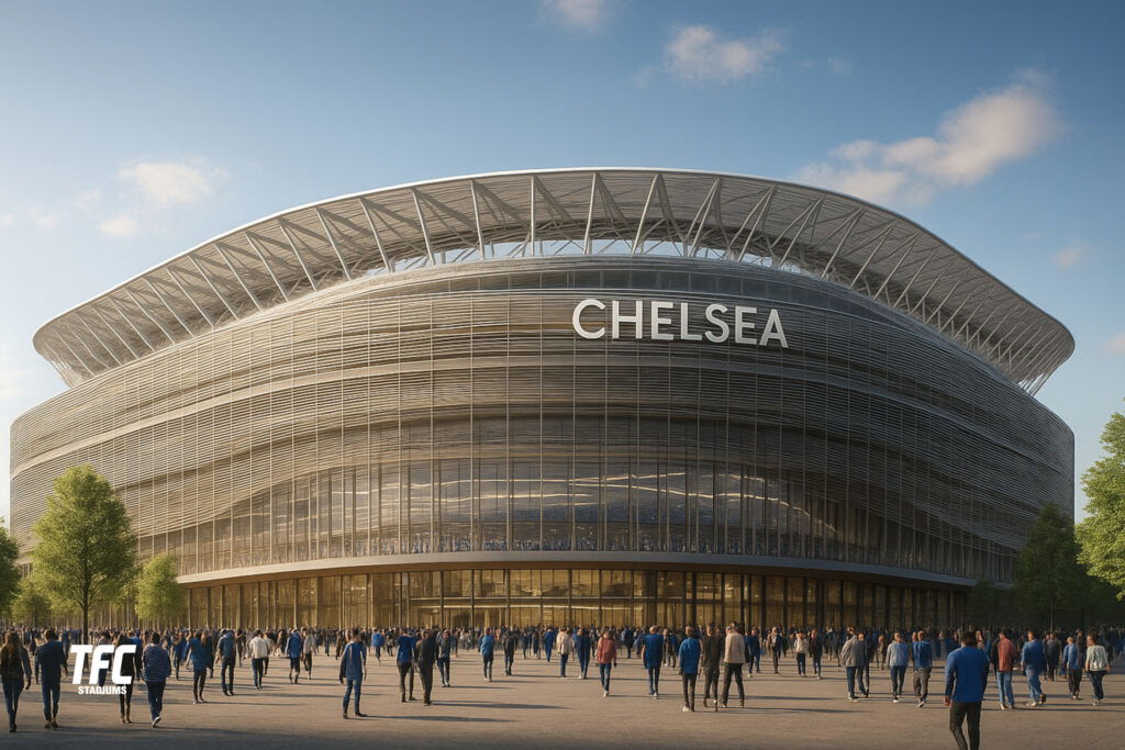 Proposed new Stamford Bridge stadium