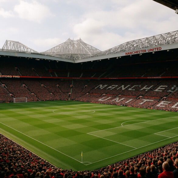 Old Trafford - Looking towards Stretford end