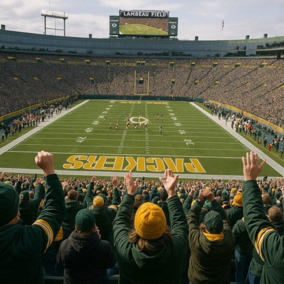 Lambeau Field inside crowd