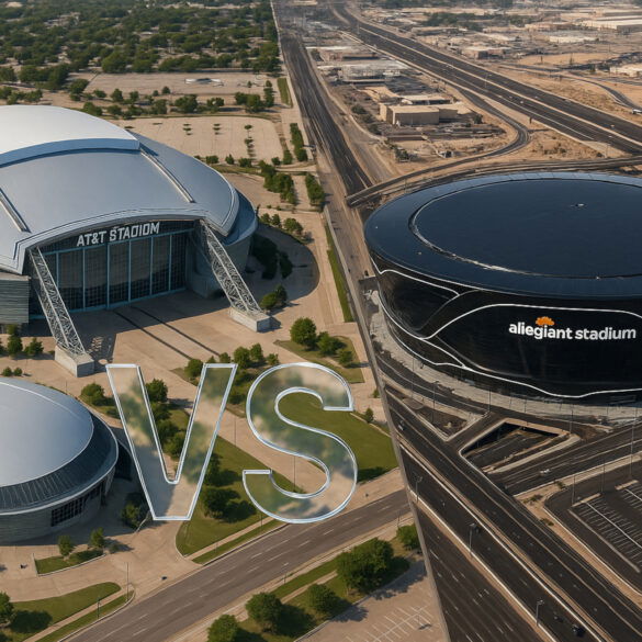 at&t stadium vs aliegiant