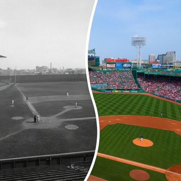 Fenway Park old and New