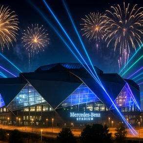 mercedes benz stadium records