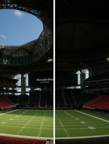 mercedes benz stadium roof