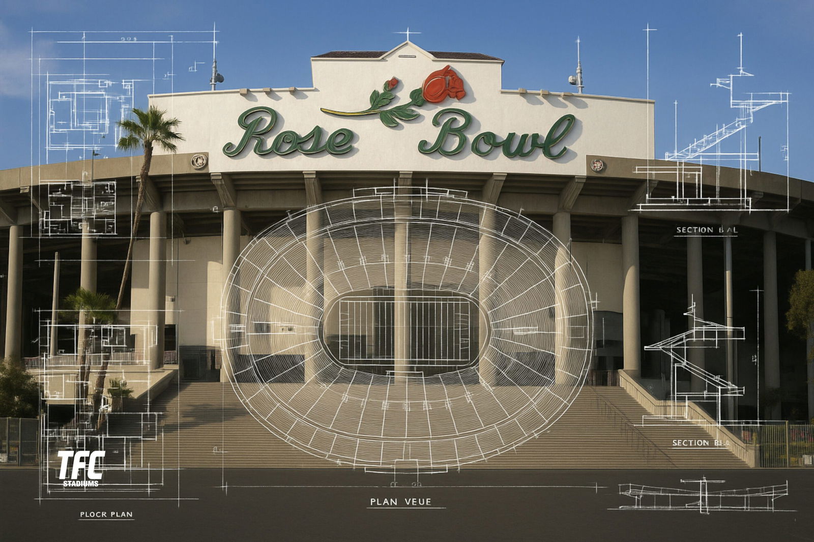 Rose Bowl with Schematics