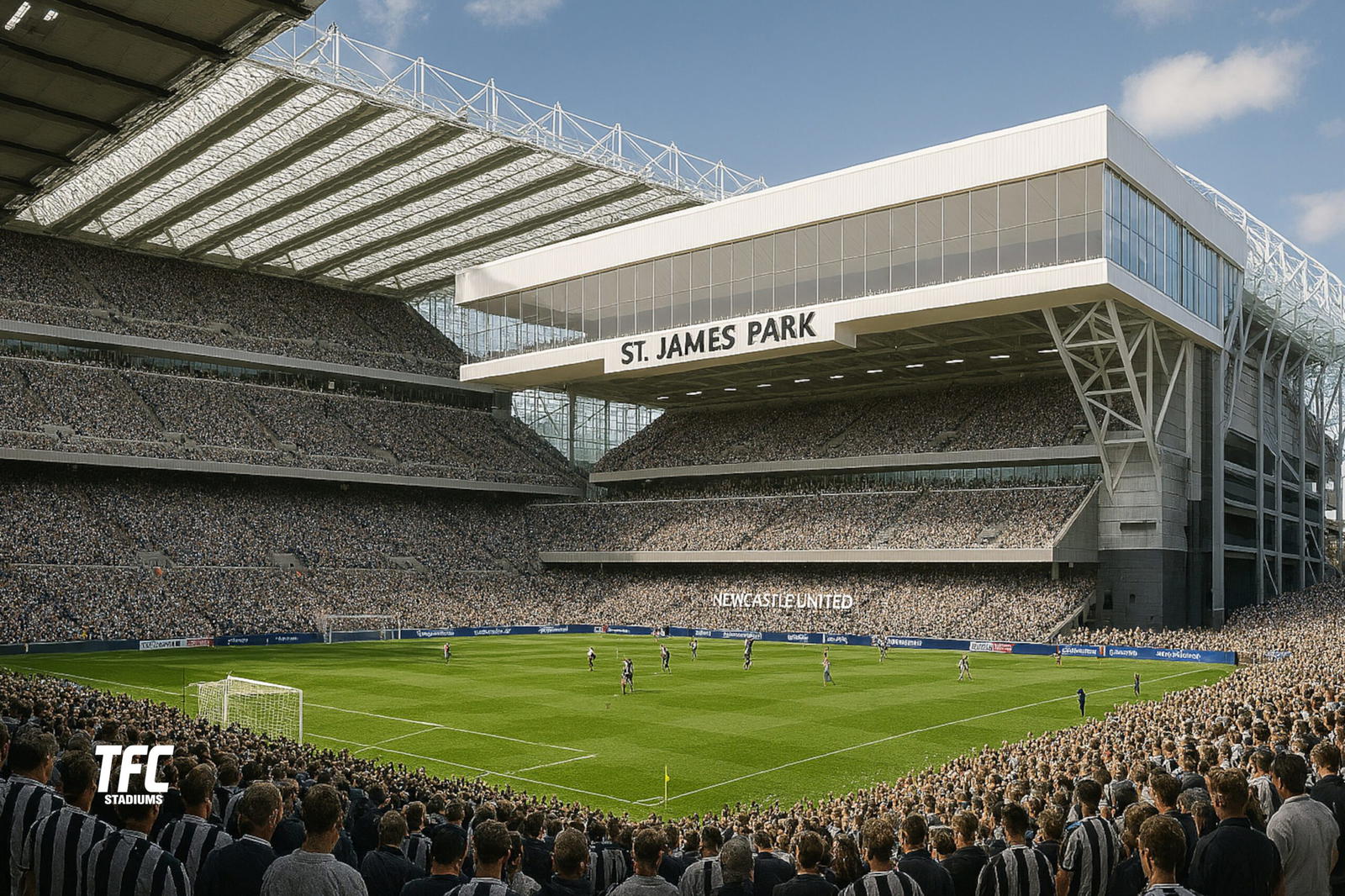 St James' Park inside