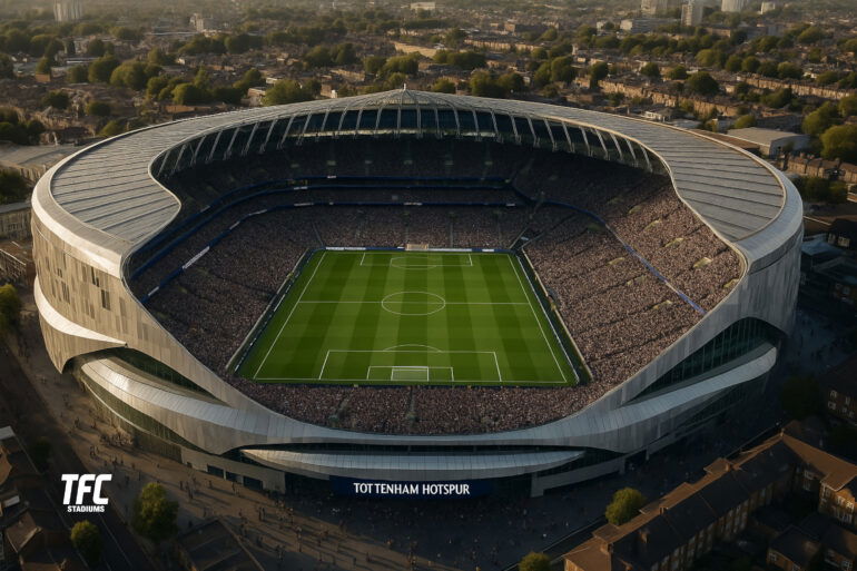 tottenham hotspur stadium aerial