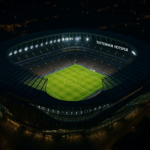 tottenham hotspur stadium night