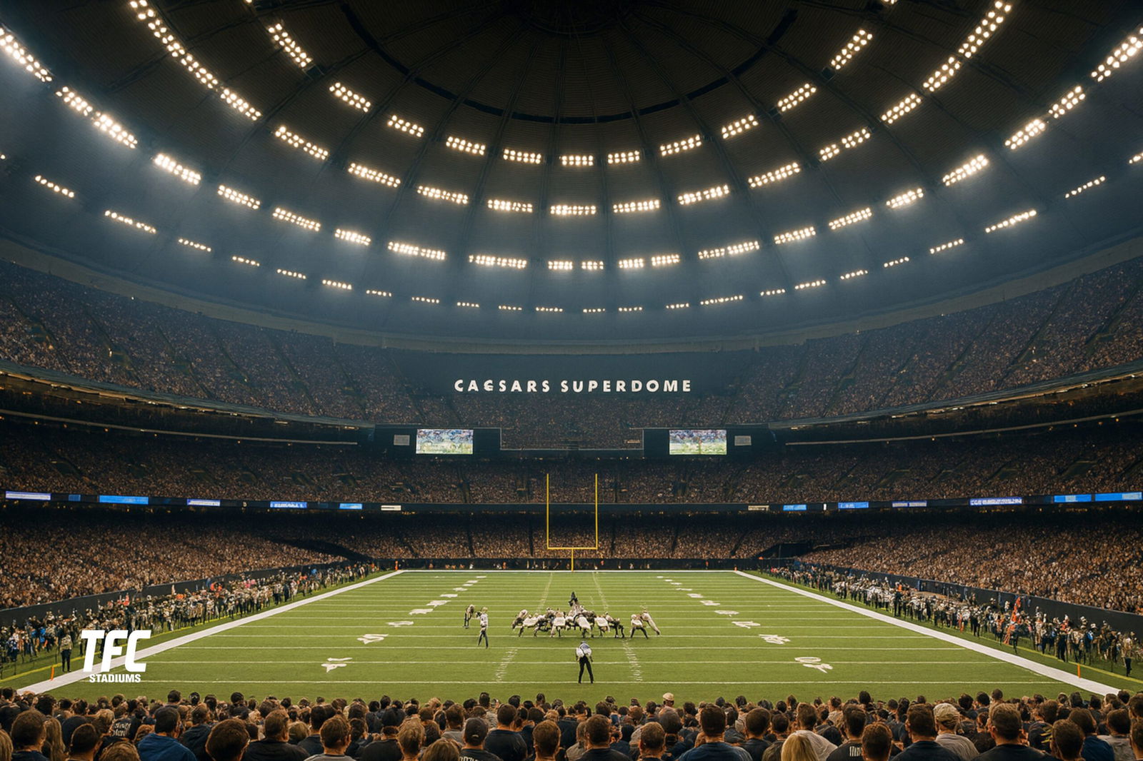 caesars superdome inside