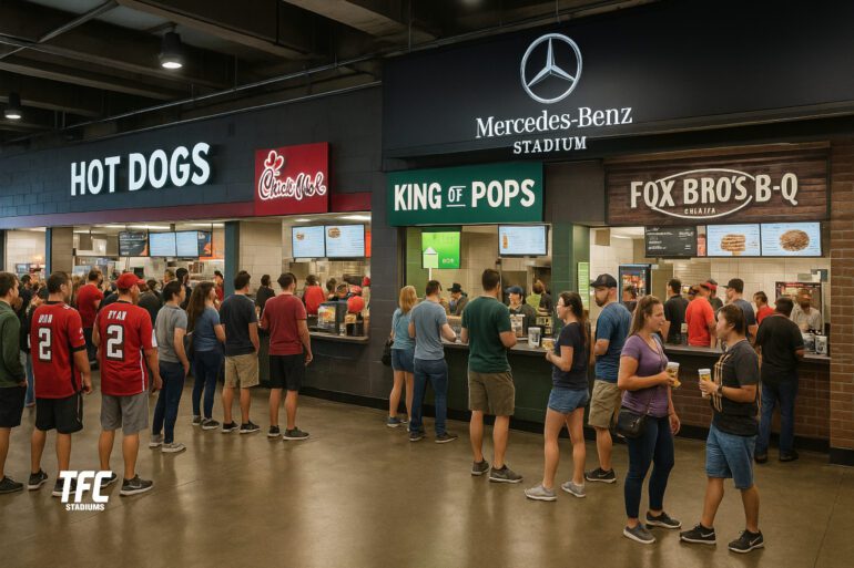 mercedes benz stadium food drink
