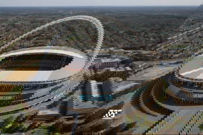 Wembley aerial view