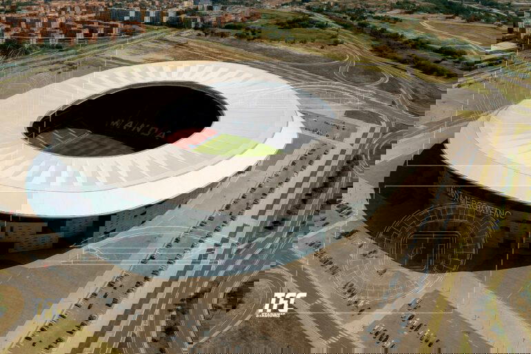 Wanda Metropolitano aerial view