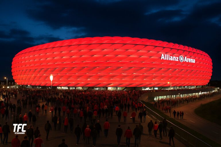 Allianz Arena at night