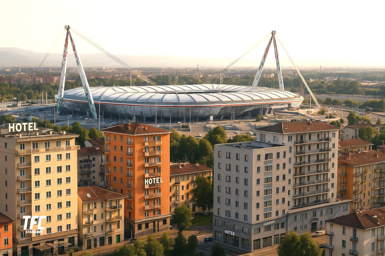 Allianz Stadium, Turin - Hotels