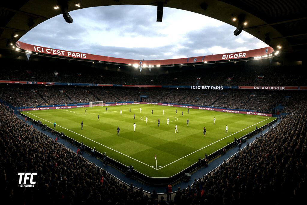 Parc des Princes on matchday