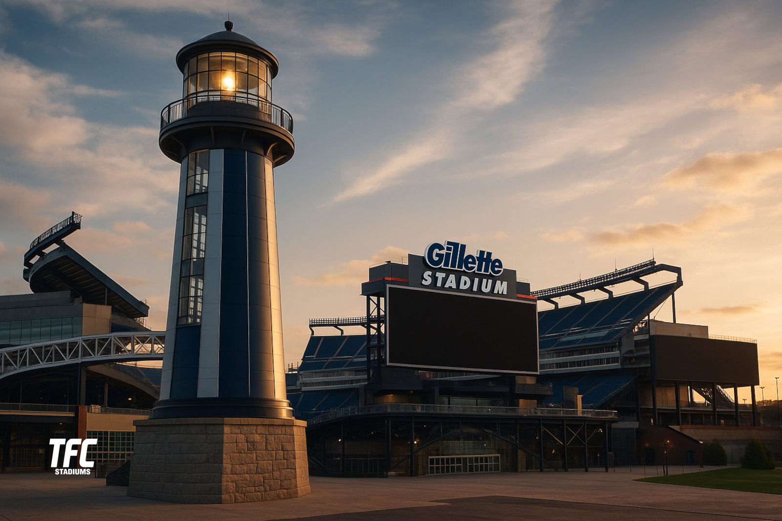 Gillette Stadium Lighthouse