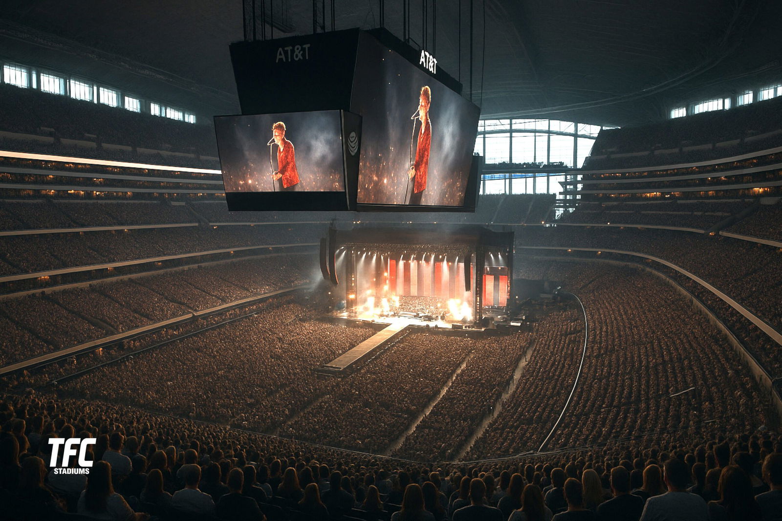 AT&T Stadium Concert guide for best seats