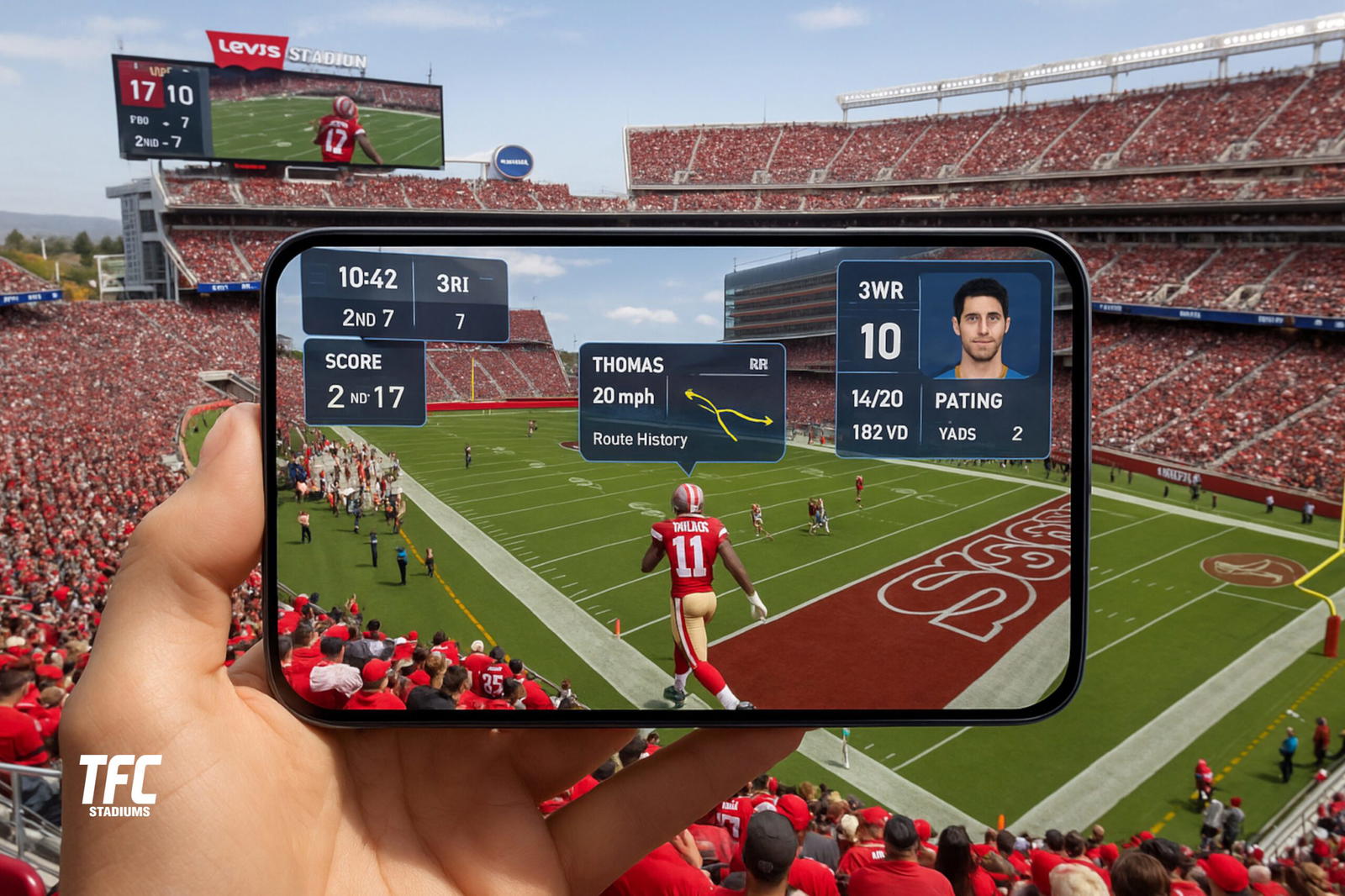 Augmented Reality - Levis Stadium