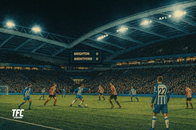 Brighton vs Brentford at the Amex