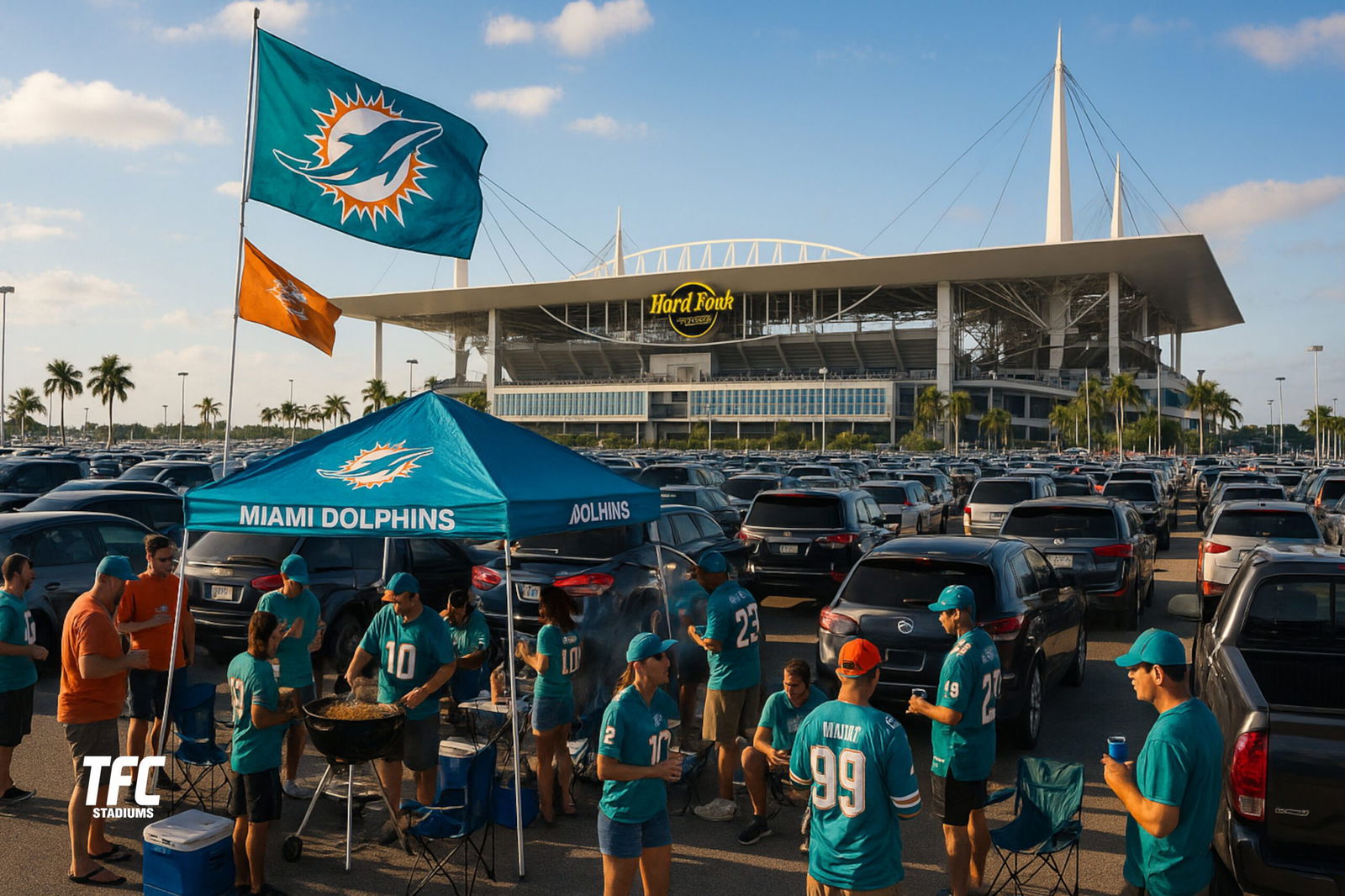 Best Tailgating spots at Hard Rock Stadium