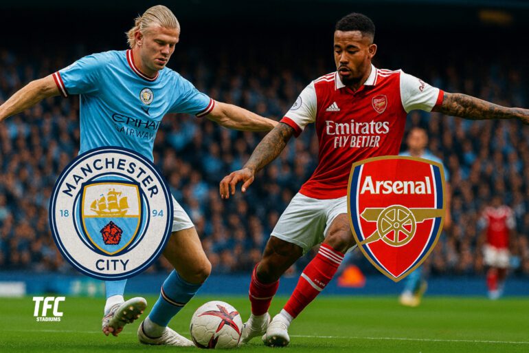 Man City vs Arsenal at the Etihad