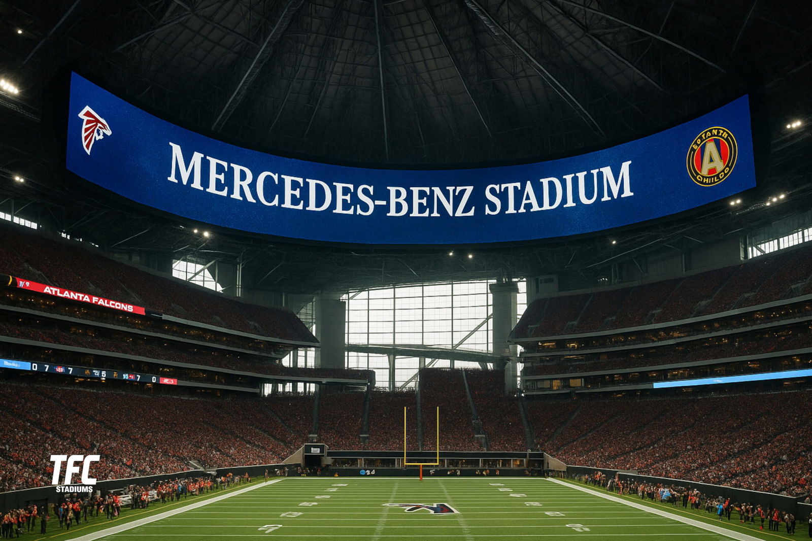 mercedes benz stadium: The Halo