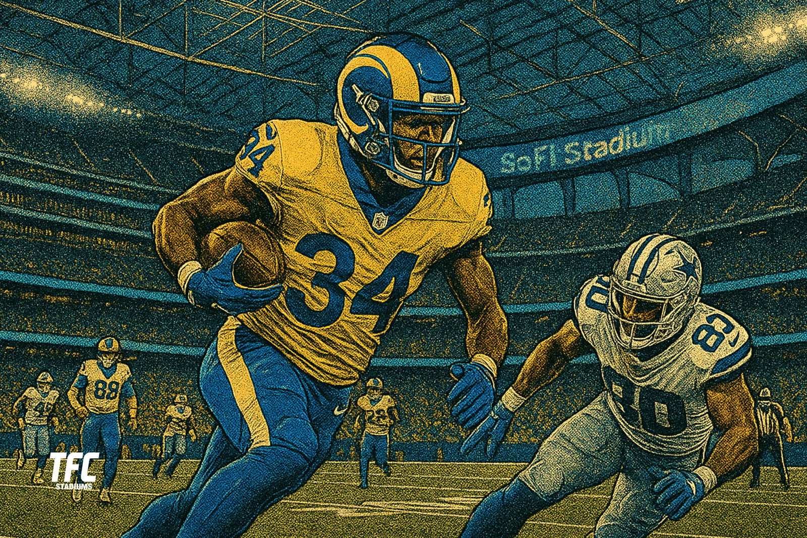 The Rams first win at SoFi Stadium