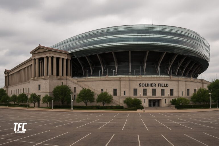 The modern Soldier Field Bowl