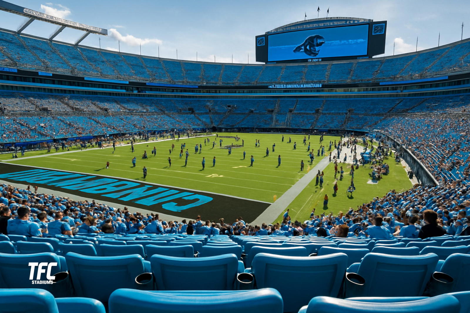 Bank of America Stadium: best seats