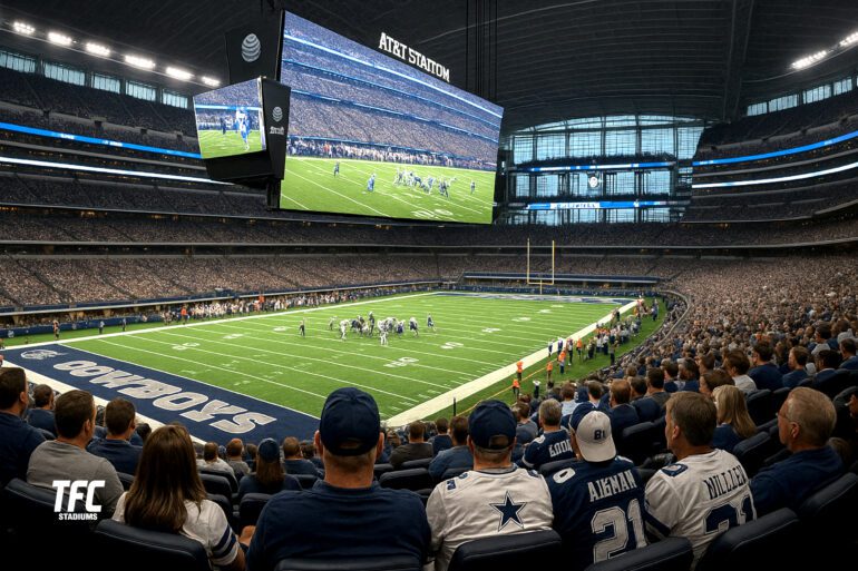 Best seats at AT&T Stadium
