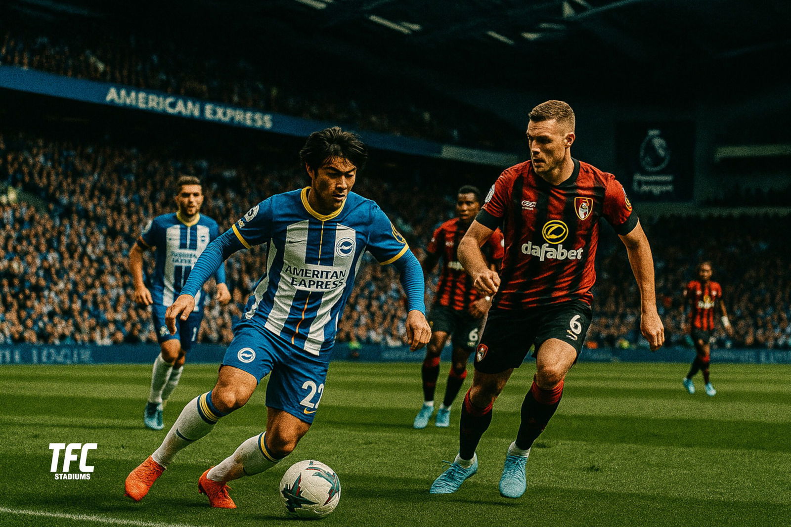 Brighton vs Bournemouth at the Amex Stadium