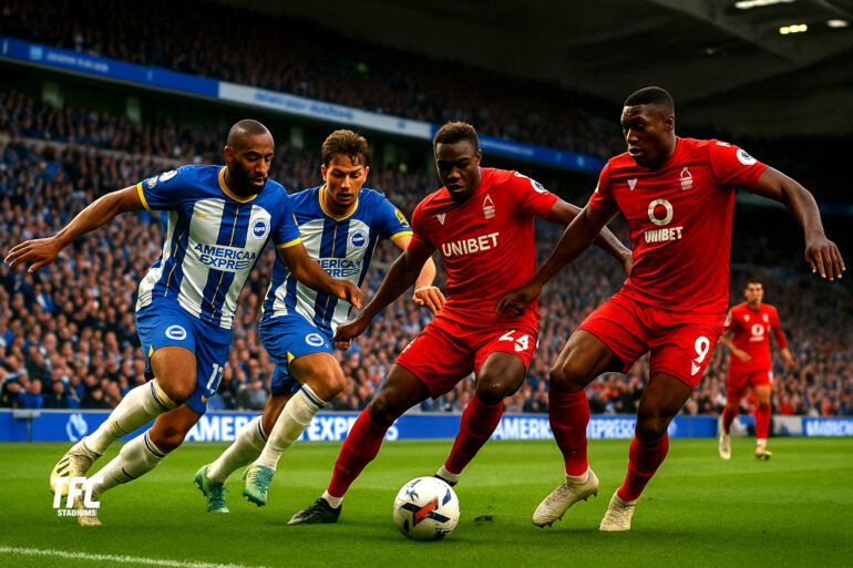 Brighton vs Forest at the Amex
