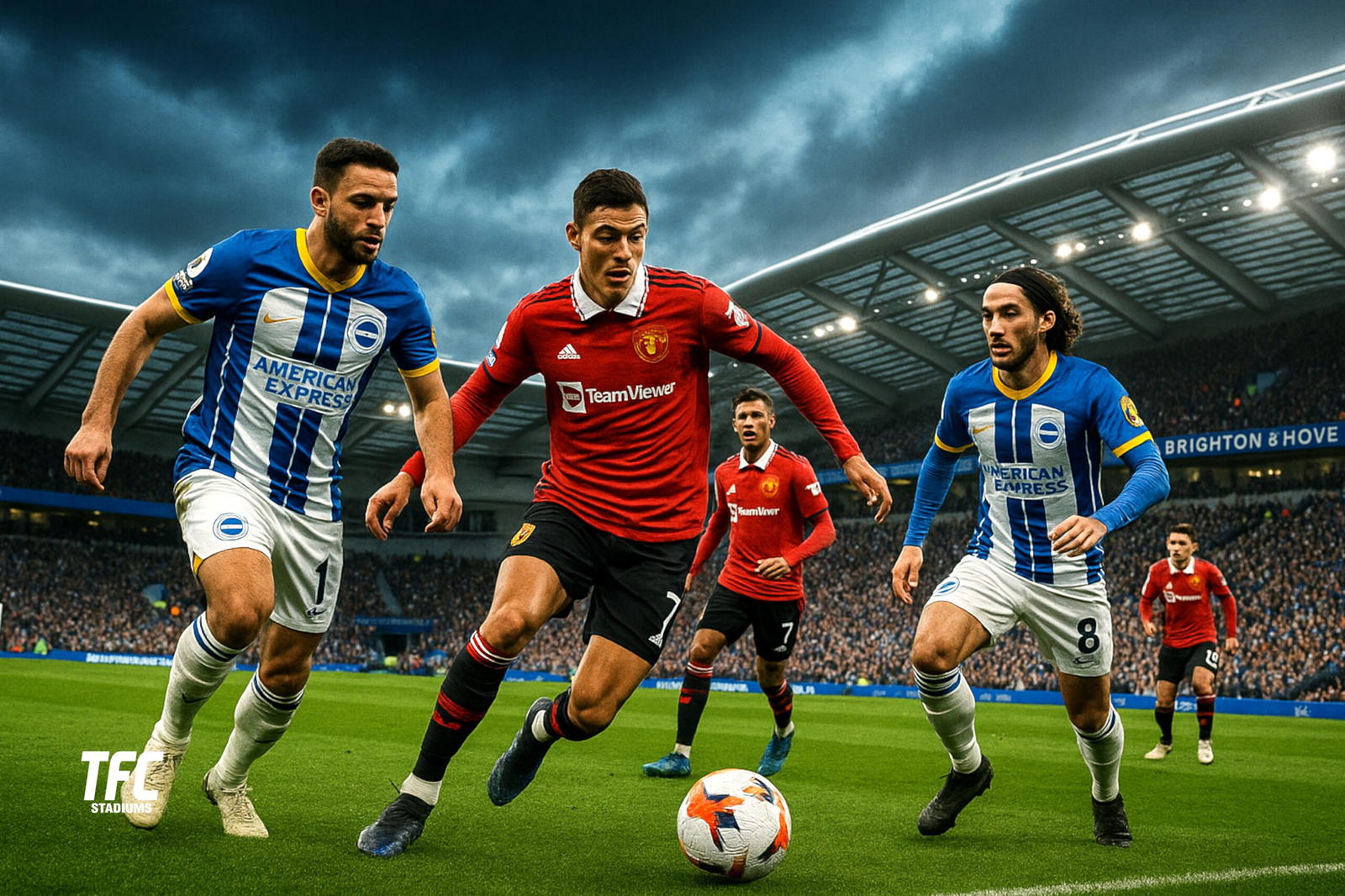 Brighton vs Man Utd at the Amex