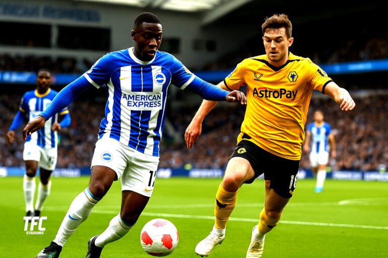 Brighton vs Wolves at the Amex