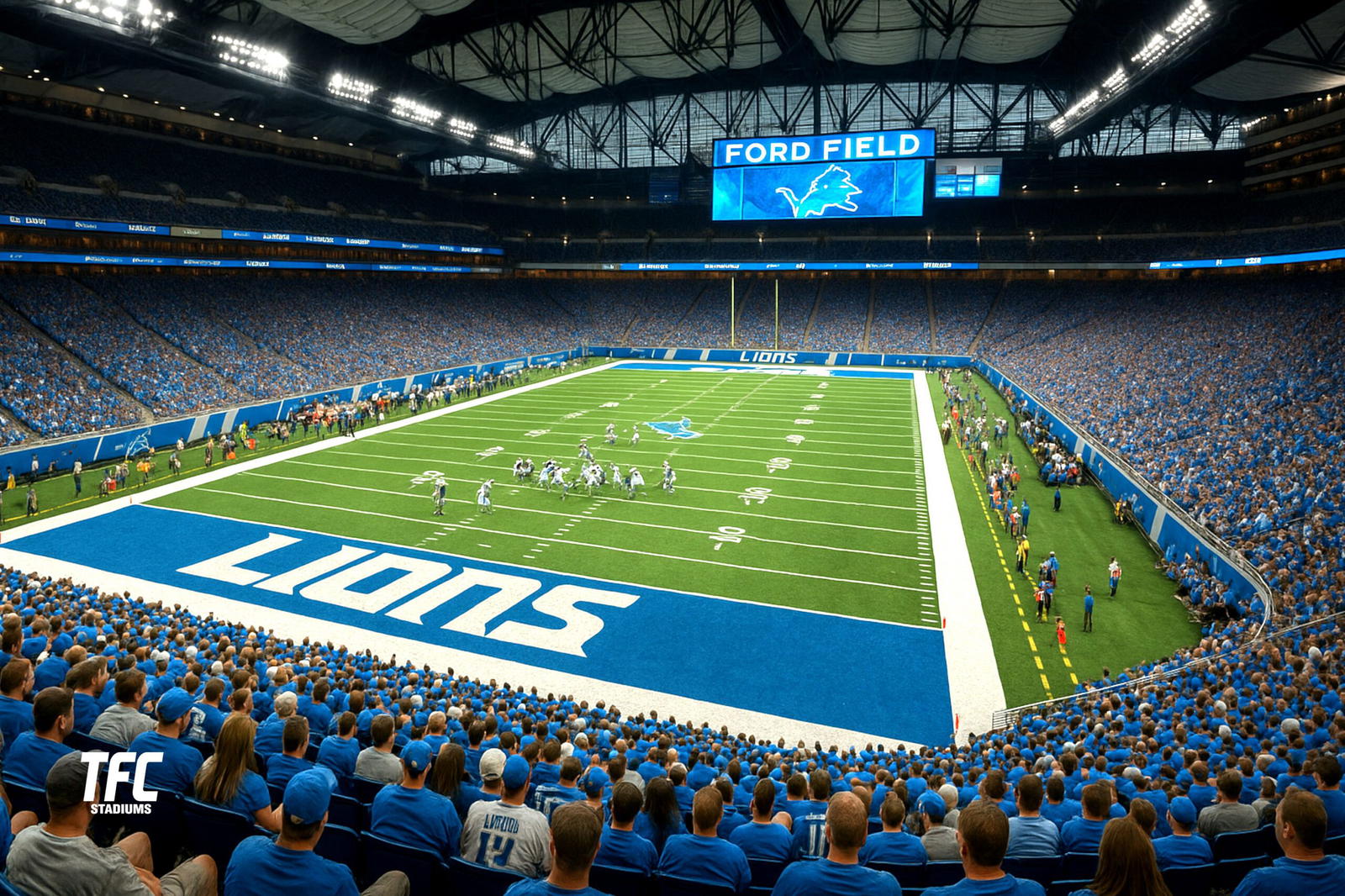 Ford Field Game Day