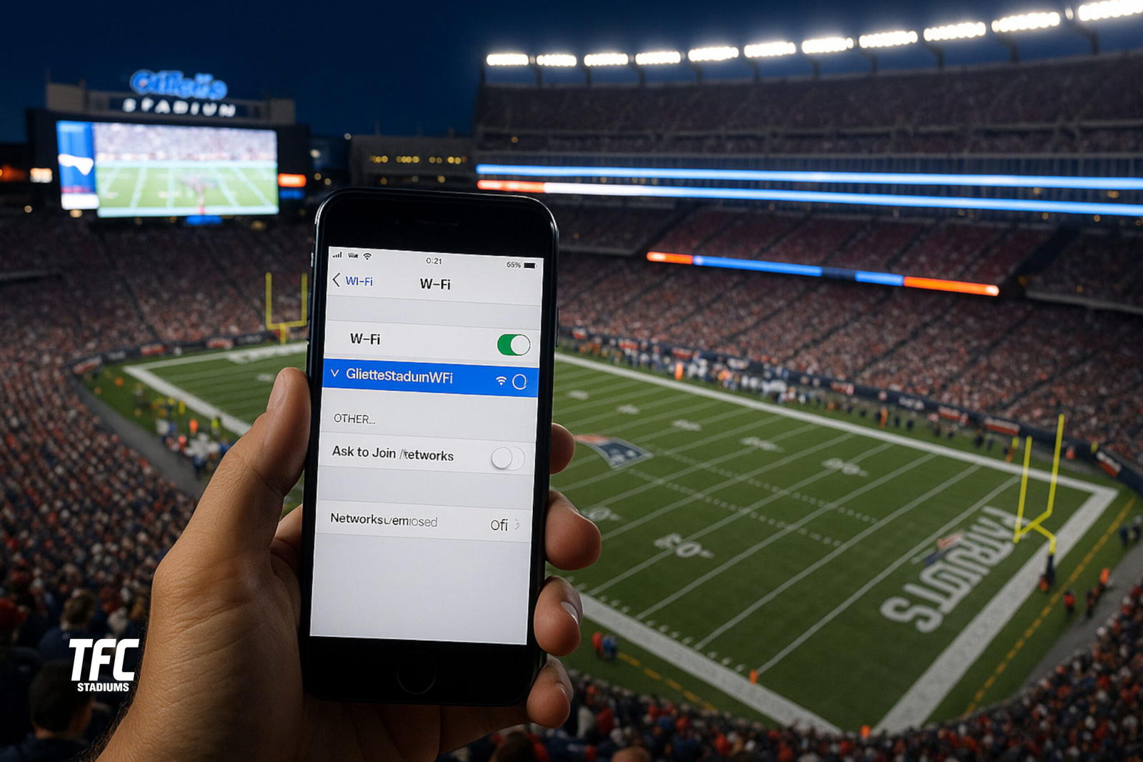 Gillette Stadium WiFi