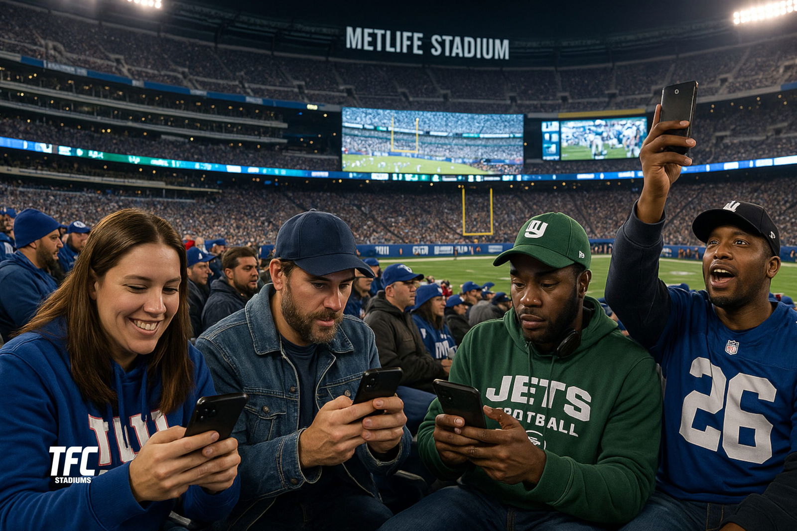 Metlife Stadium Fan Technology