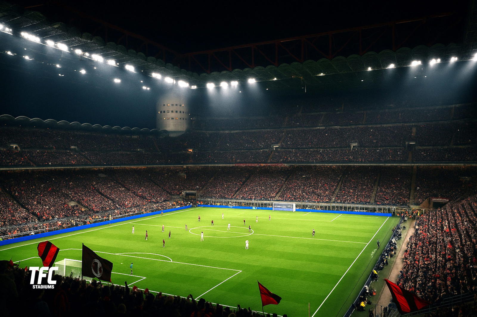 San Siro at night