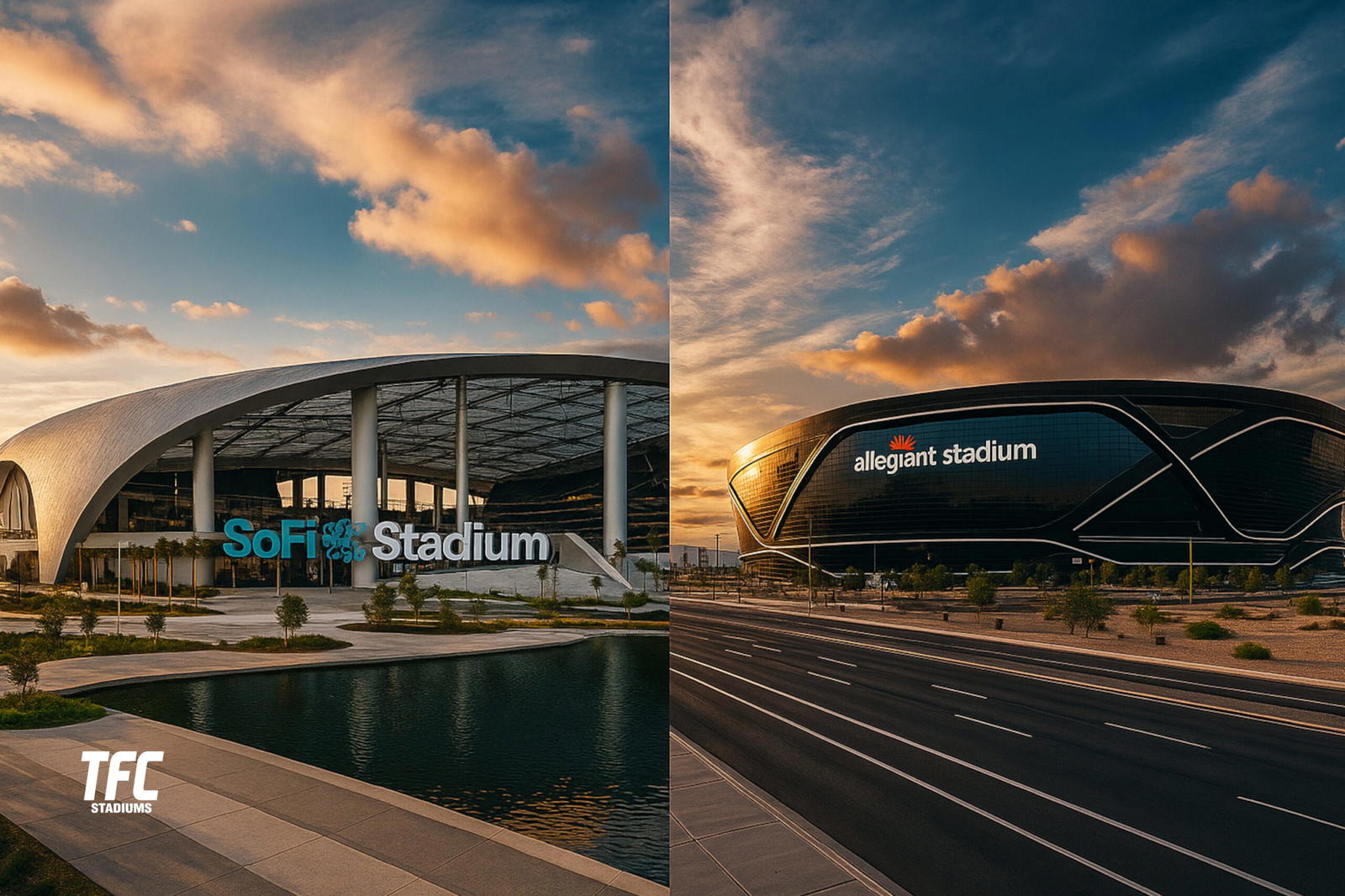 SoFi Stadium vs Allegiant Stadium
