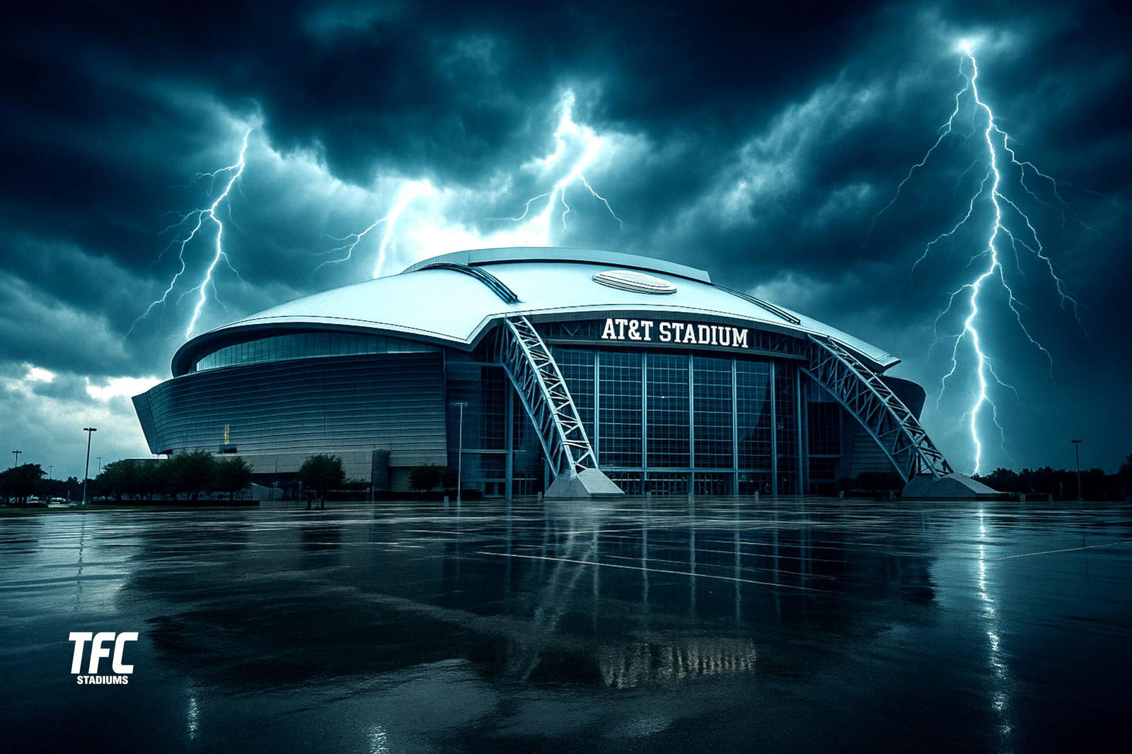 AT&T Stadium storm protection