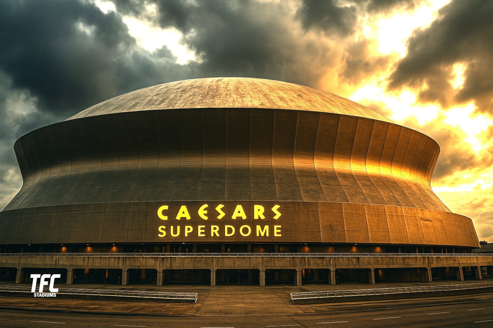 The Largest Fixed Dome in the World, Inside New Orleans’ Superdome