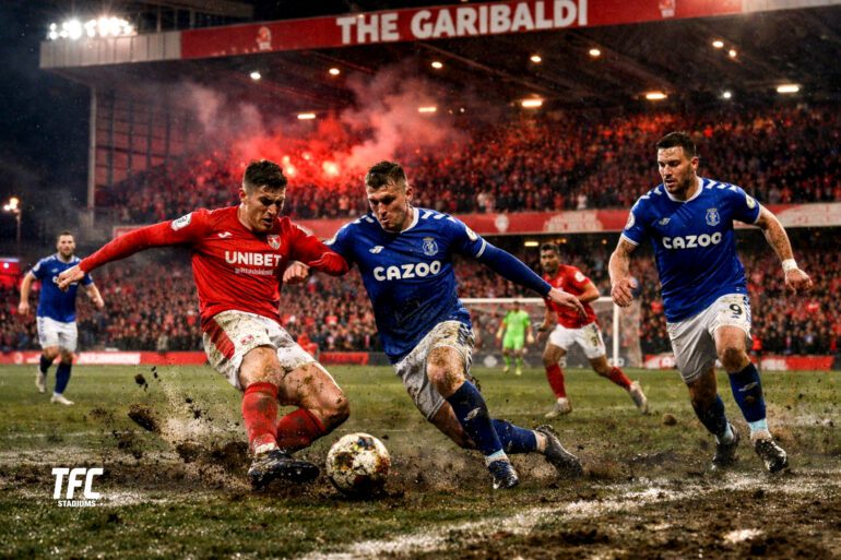 Forest vs Everton at the City ground