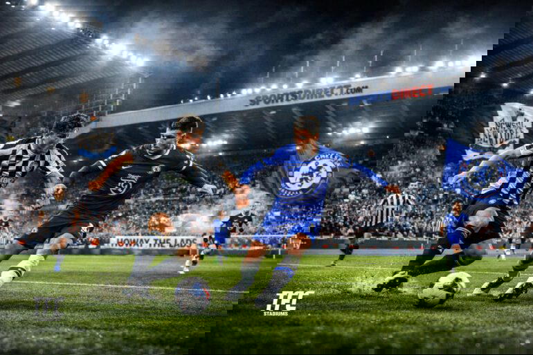 Newcxastle vs Cherlsea at St James' Park