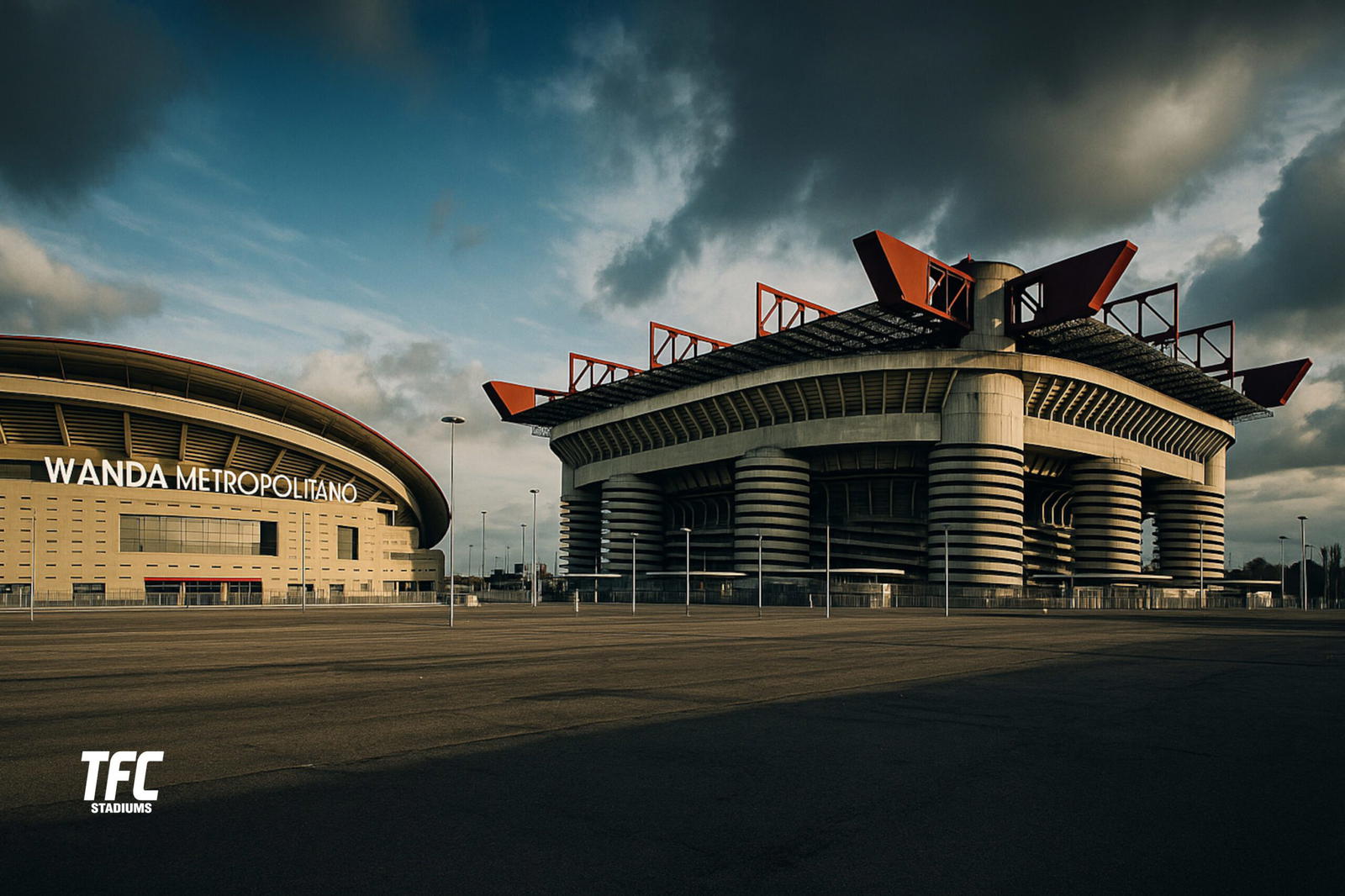 san-siro vs Wanda Metropolitano