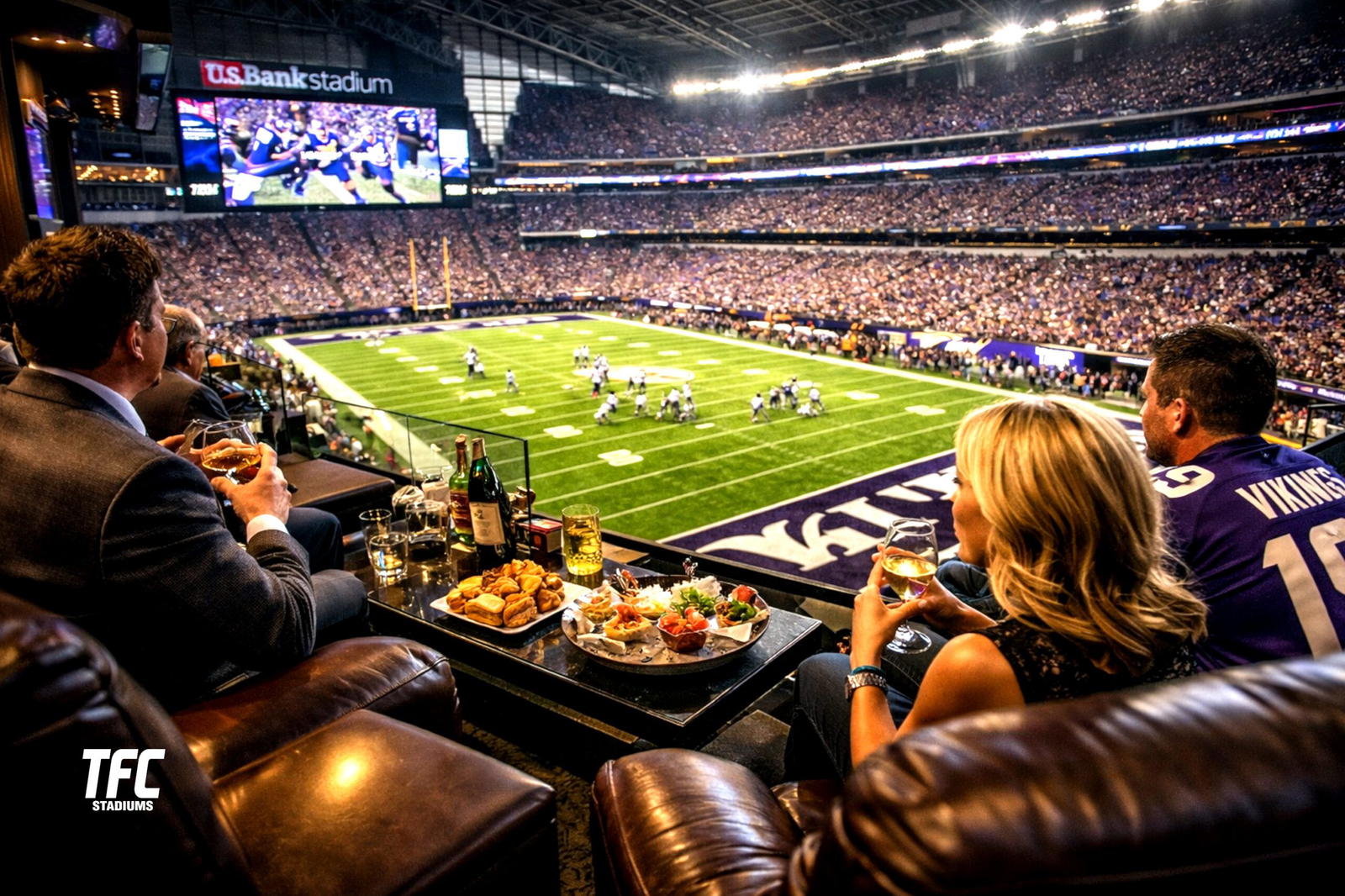 Most Expensive seats - US Bank Stadium